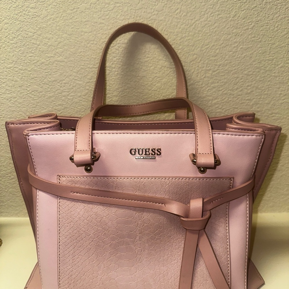 Guess Light Pink Tote Bag